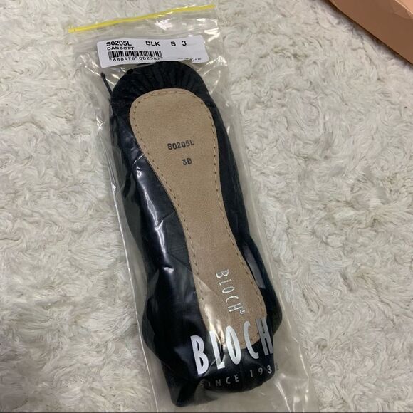 🆕 BLOCH Women's Dansoft Full Sole Leather Ballet Slipper/Shoe 3B - Picture 4 of 4